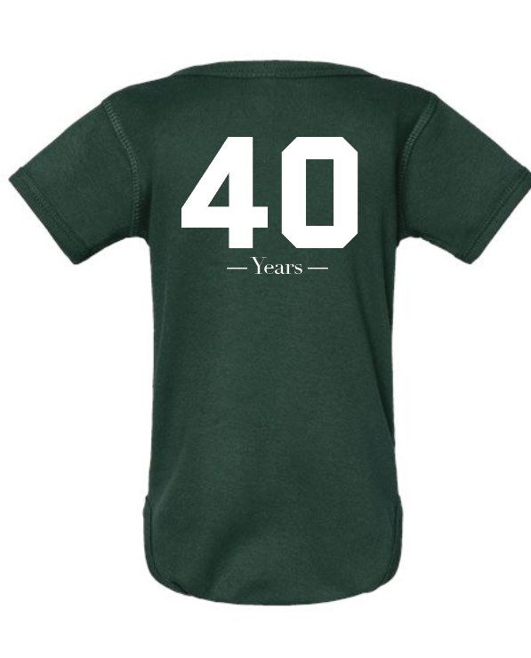 40th Anniversary Onesie
